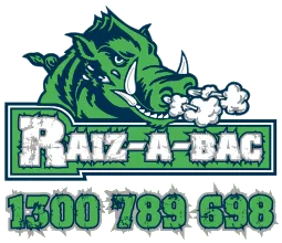 Raiz-a-bac logo with phone number